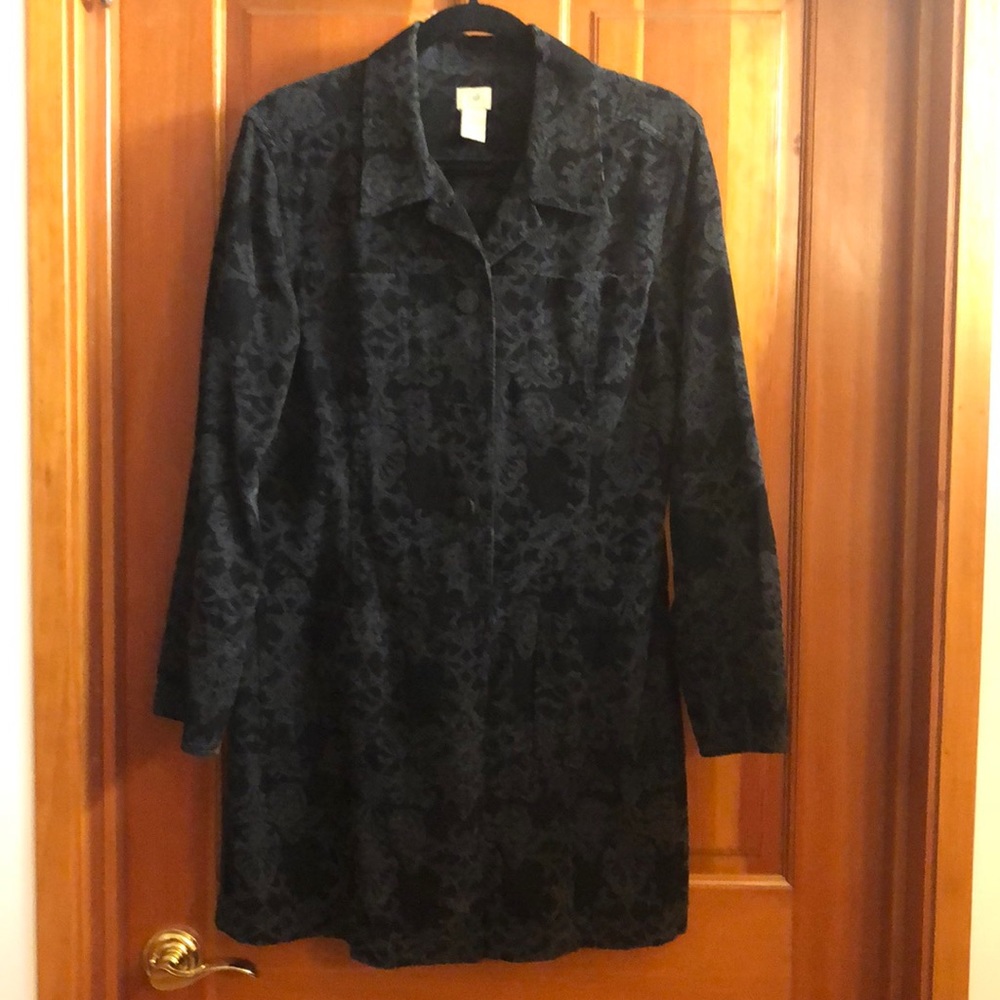 J. JILL corduroy 3/4 length jacket